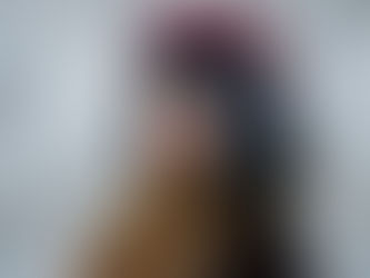 Mum Fatale wearing red listick and beret