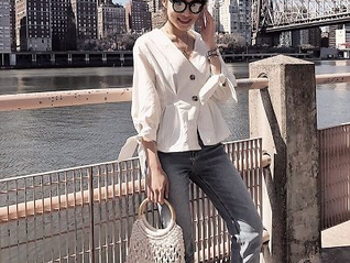 6 cách phối đồ cho nữ béo bụng