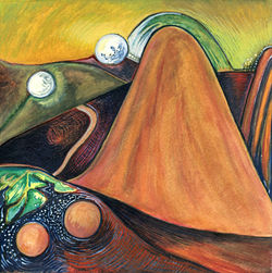 Two Moons Landscape