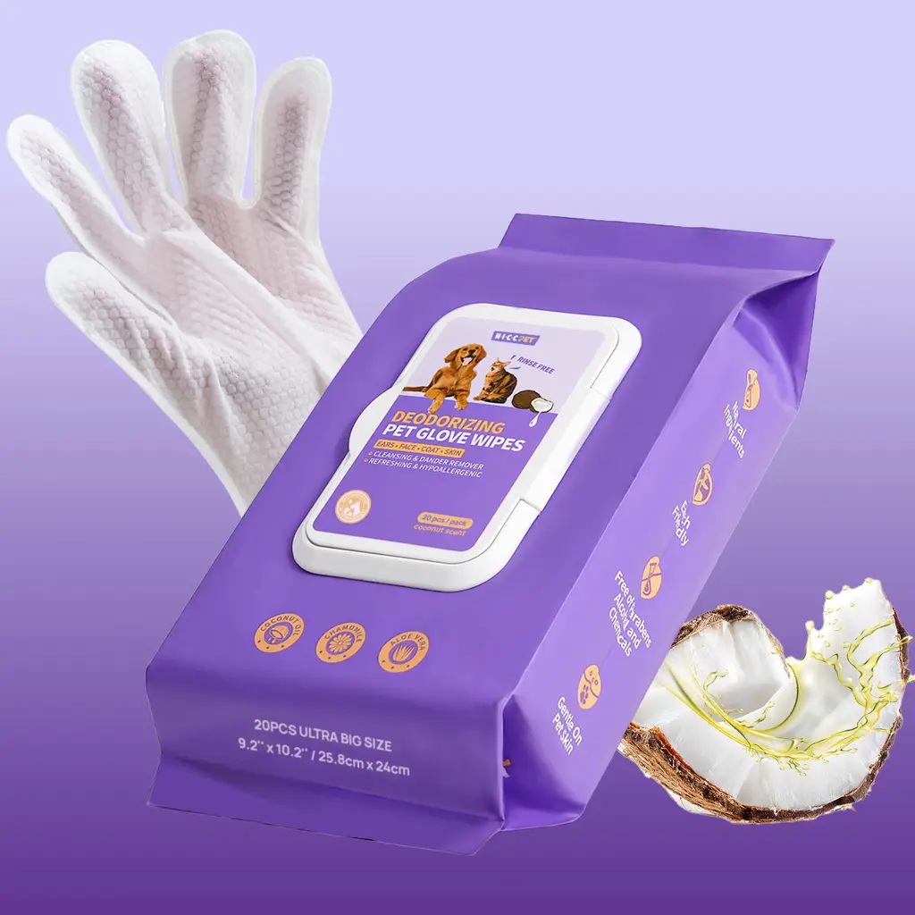 HICC PET®寵物低敏手套 (無香/椰子香) 20片裝