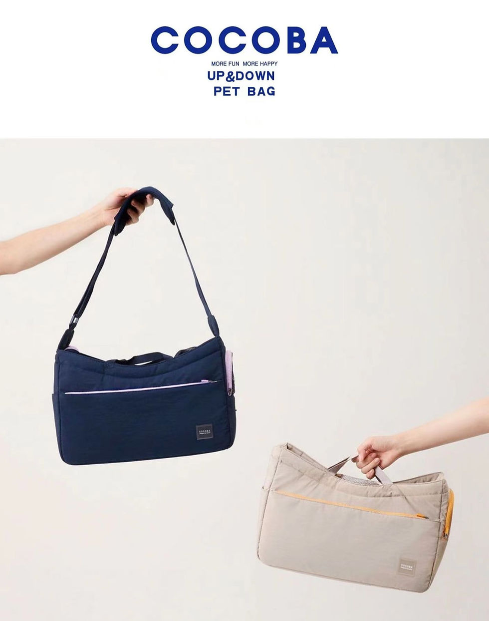 Thumbnail: COCOBA 單肩寵物外出包 藏青色