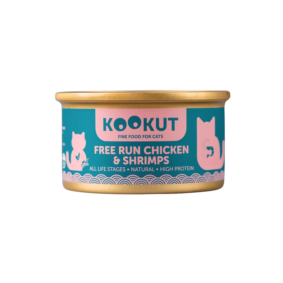 kookut 放養雞+蝦配方貓副食罐