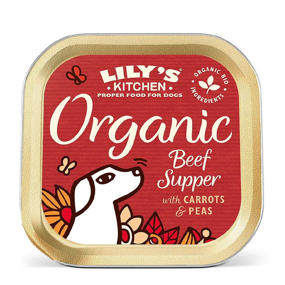 Lily's Kitchen 犬用主食罐 有機牛肉特餐 85g