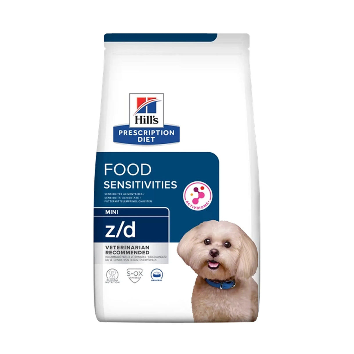 Hill's z/d 皮膚/食物敏感處方狗糧 (小型犬)