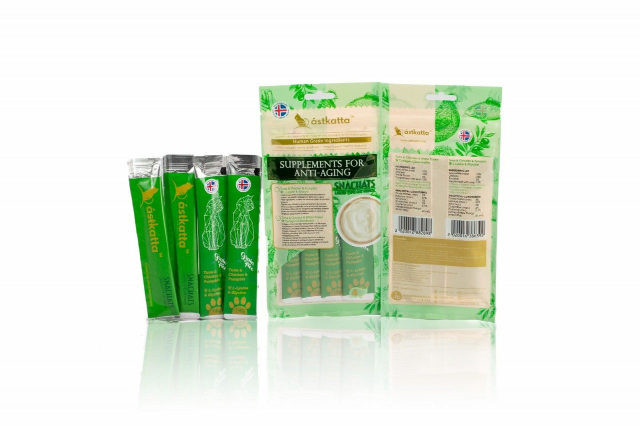 Astkatta 白鰹吞拿魚&走地雞肉&南瓜營養肉泥