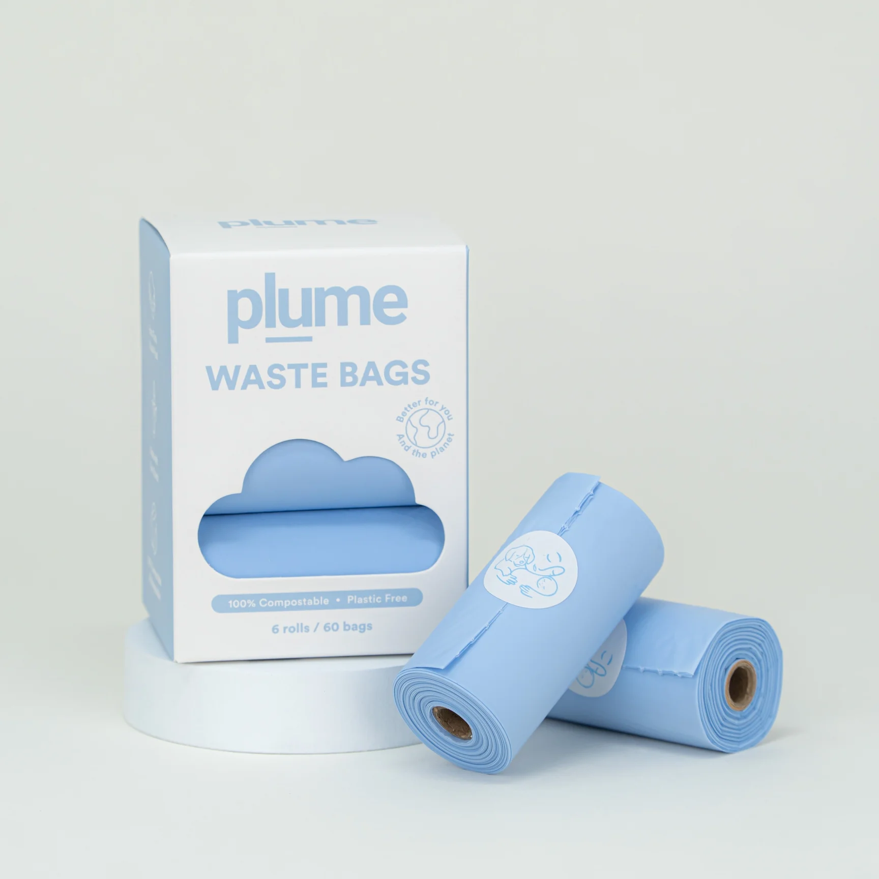 Plume撿便袋補充裝 - 2合1雙重容器適用