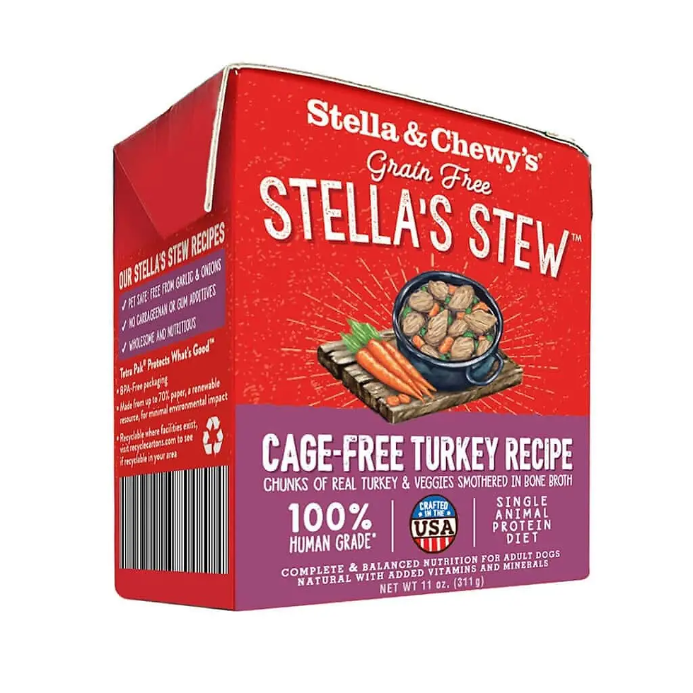 Stella & Chewy's 單一材料燉肉-燉放養火雞肉 11oz