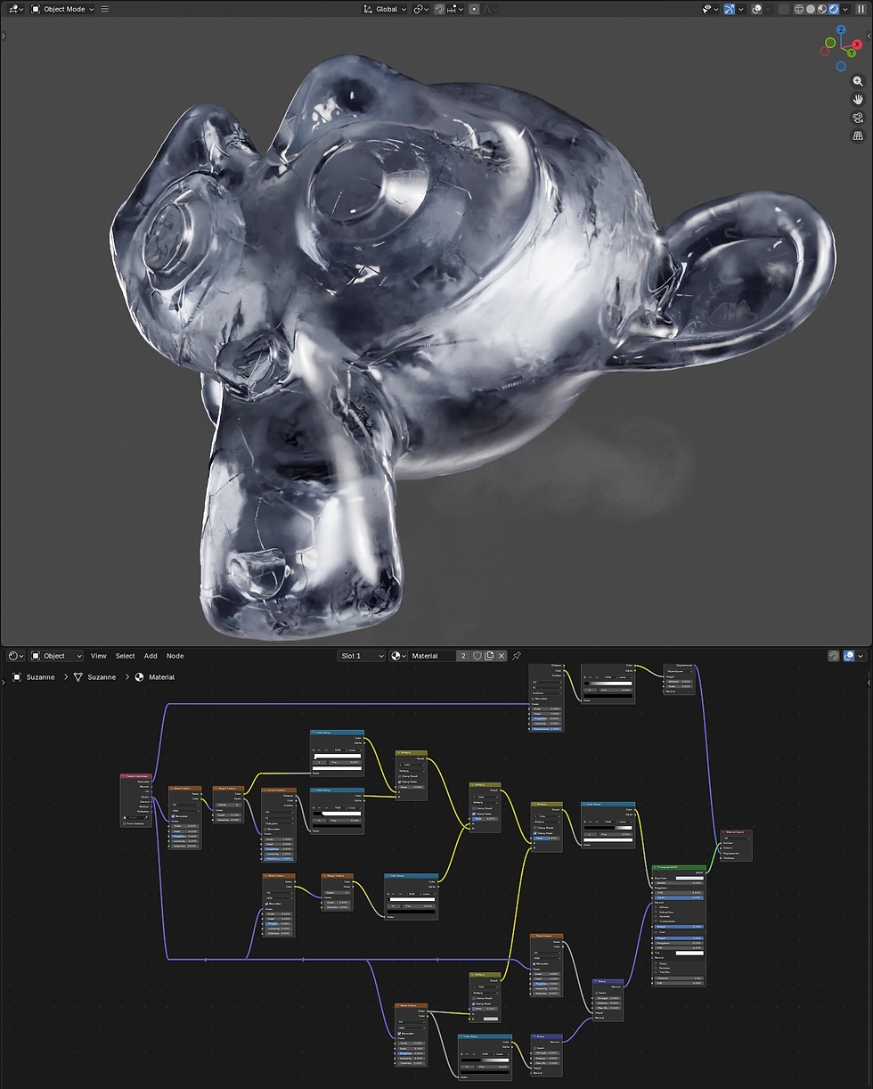 Ice Shading trong Blender