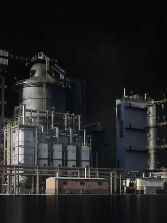 KitBash3D Refineries Blender