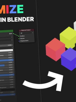 So sánh node Object Info và Geometry trong Blender Shader Editor