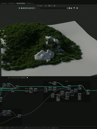 So sánh hiệu quả Camera Culling mặc định và Geometry Nodes trong Blender giúp tối ưu hóa bộ nhớ RAM.