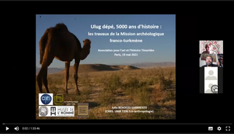 Conférence video: Julio Sarmiento, Turkménistan, Ulug Depe 5000 ans d'histoire