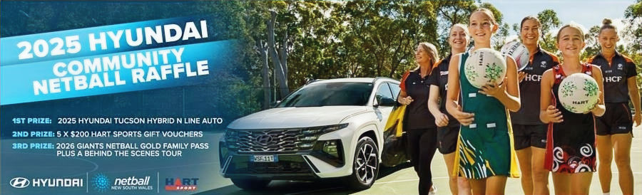 Netball Raffle 2025 Hyundai Community Netball Raffle | PSNA - #1542