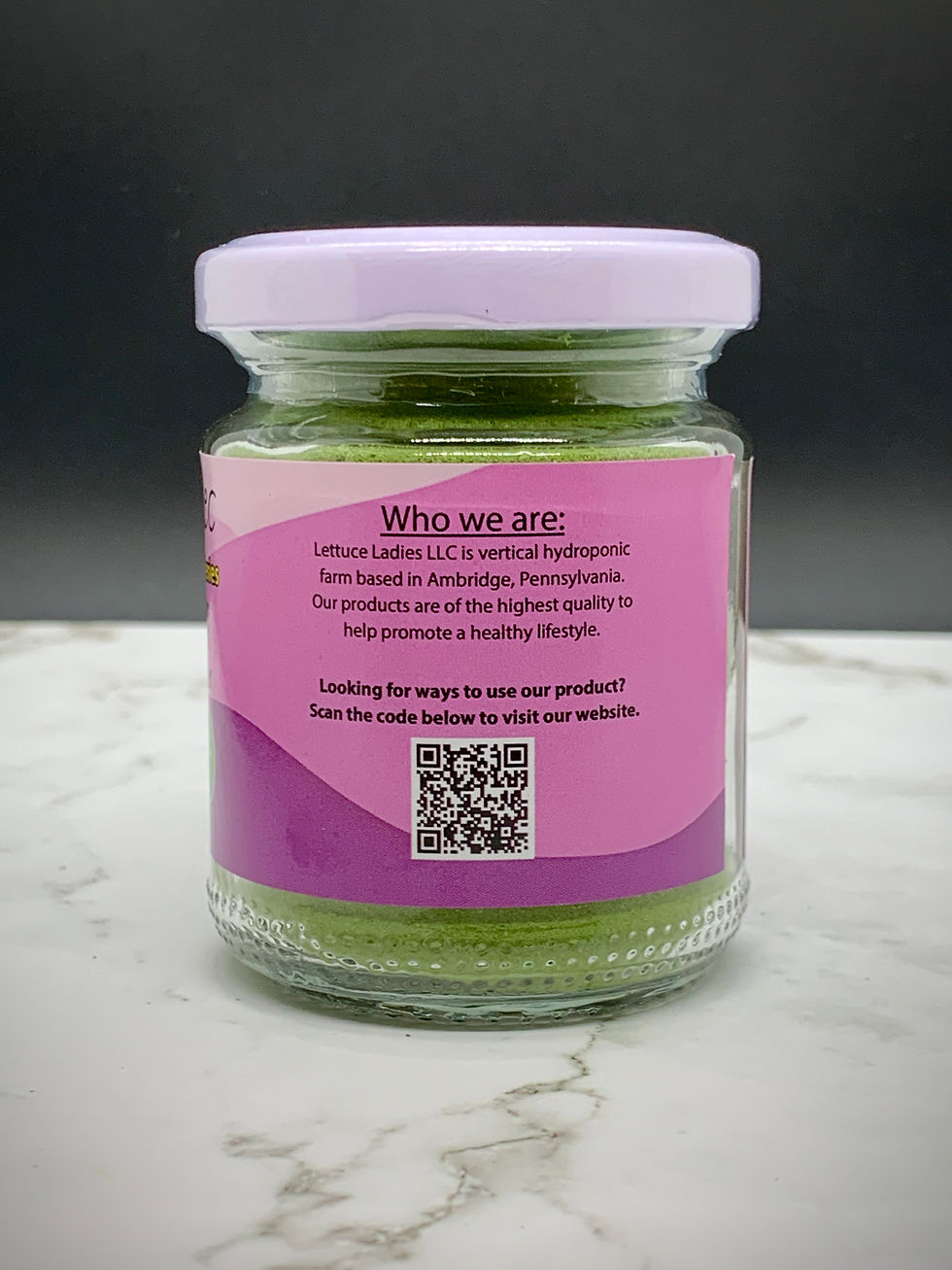 Thumbnail: Back of the 100% Pure Broccoli Microgreen Powder.