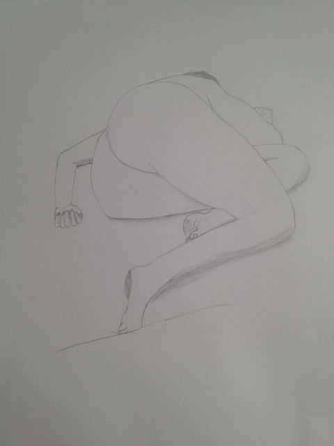 Foreshortening behind