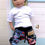 Miniaturbild: 3/4 Pumphose Frenchterry Superhelden dunkel