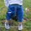 Miniaturbild: 3/4 Cordhose Blauwal