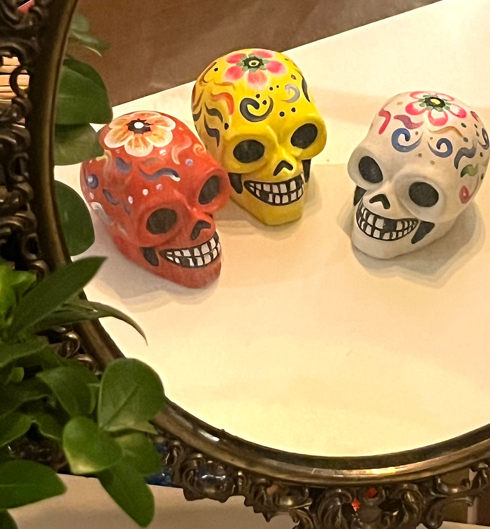 Miniature : Catrina - Tête de Mort Mexicaine 