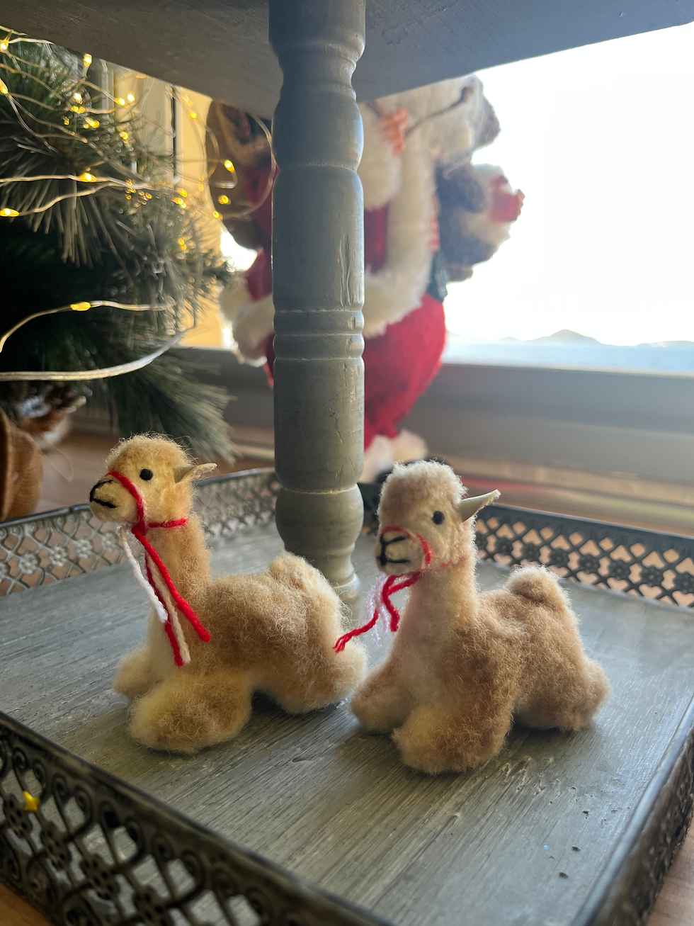 Miniature : Vigogne en peluche décoratif 