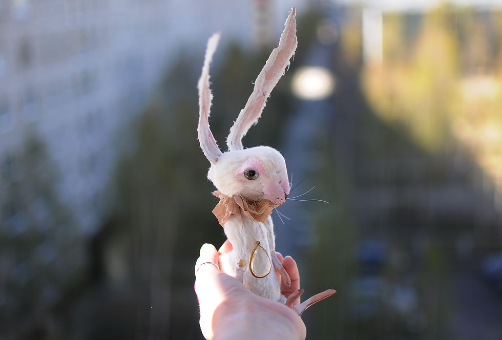 Thumbnail: White Bunny boy 7/9"