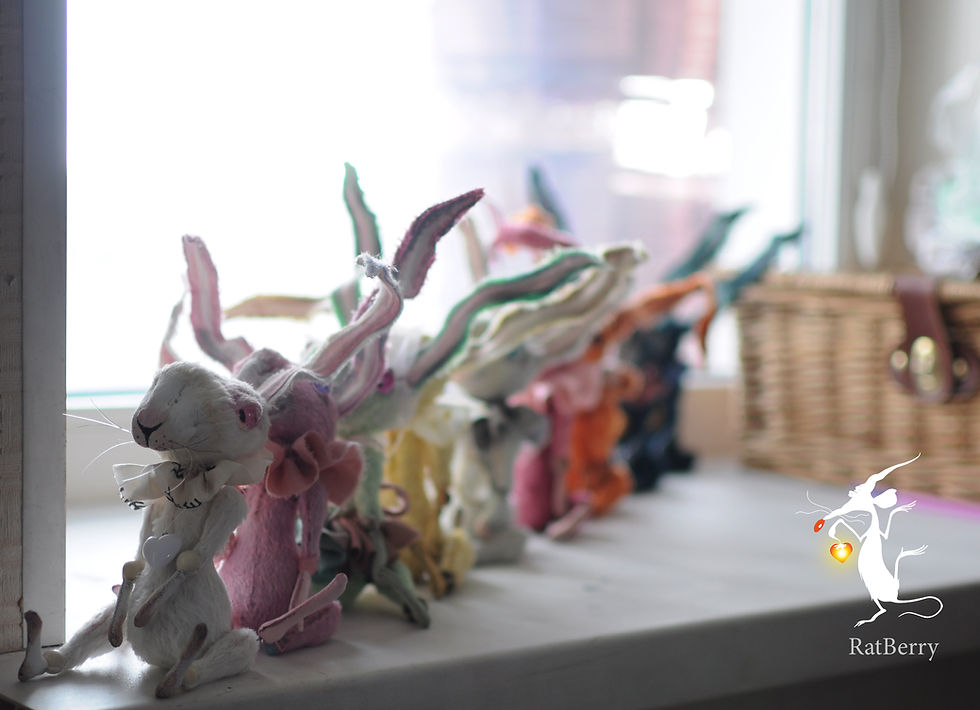 Thumbnail: Gray Bunny 7/9"