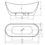 Thumbnail: Zen Oval Freestanding Bathtub 182x71cm