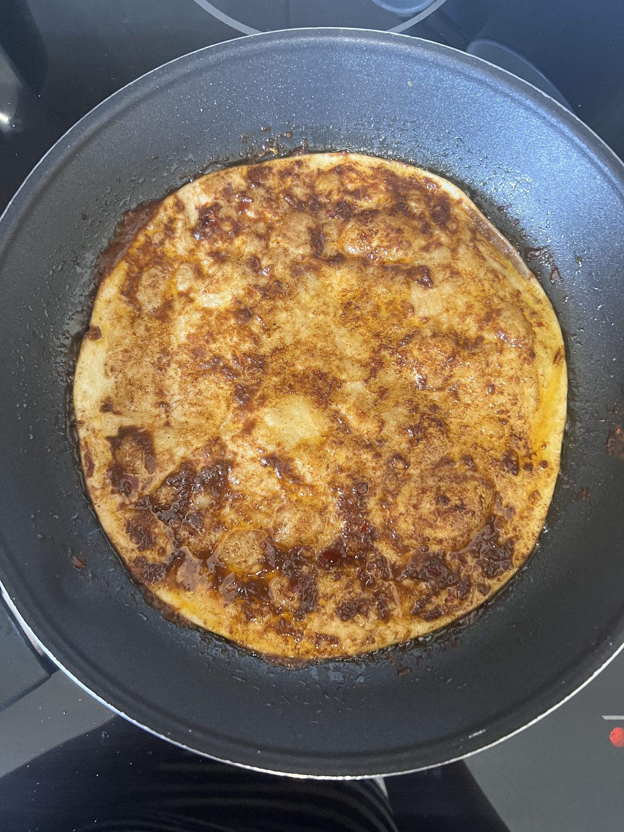 Step 5 - Dip & heat tortilla