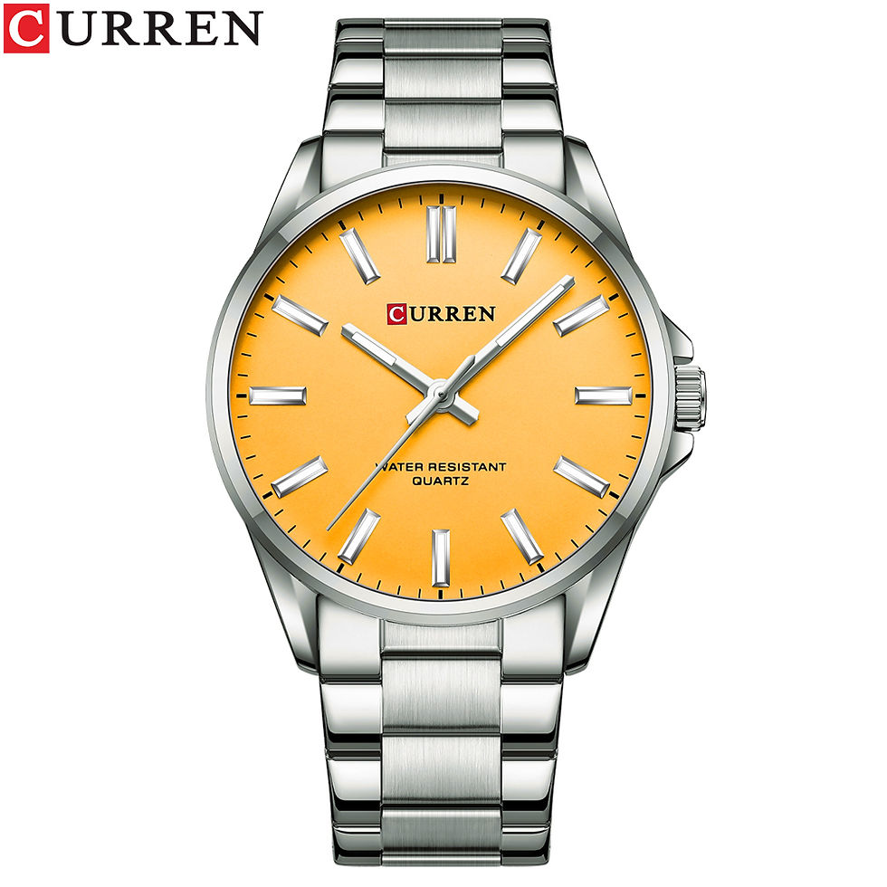 Miniatura: Relógio Masculino Curren Classic – Aço Inoxidável com Calendário