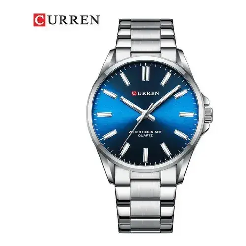 Miniatura: Relógio Masculino Curren Classic – Aço Inoxidável com Calendário