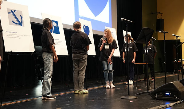 Students participating in a leadership event by Best Friends Foundation in Washington DC