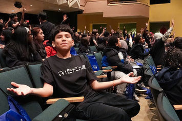 Students participating in the Best Friends Foundation