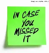           You Might have Missed This?