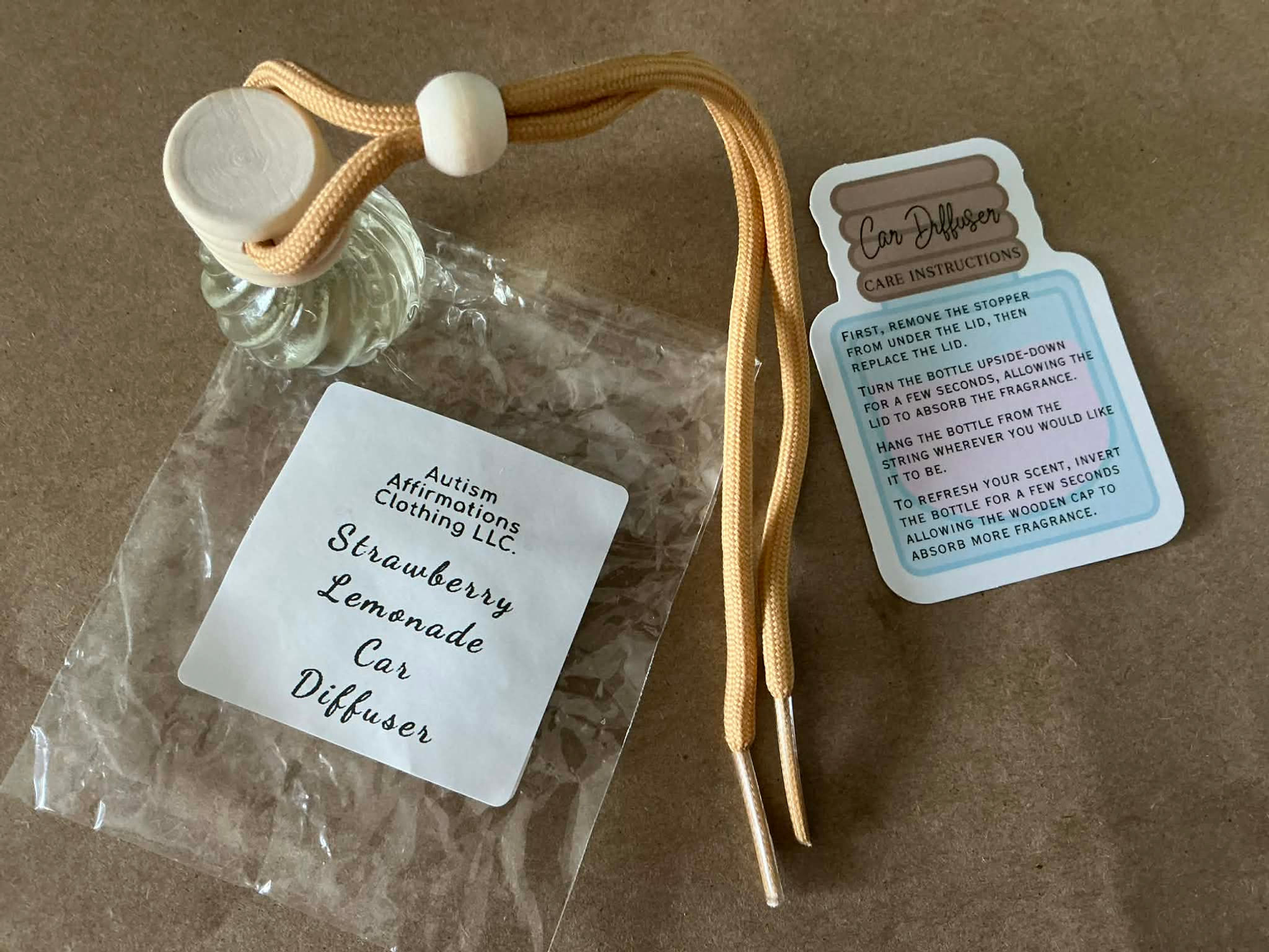 Strawberry Lemonade Car Diffuser