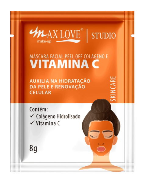 Mascara Facial Peel Off Vitamina C ( Sachê )