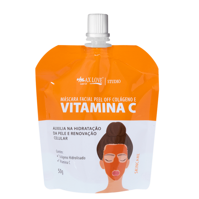 Máscara Facial Vitamina C e Colágeno
