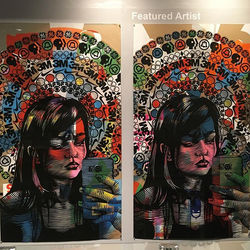 titsed out this wall at new bedford art 