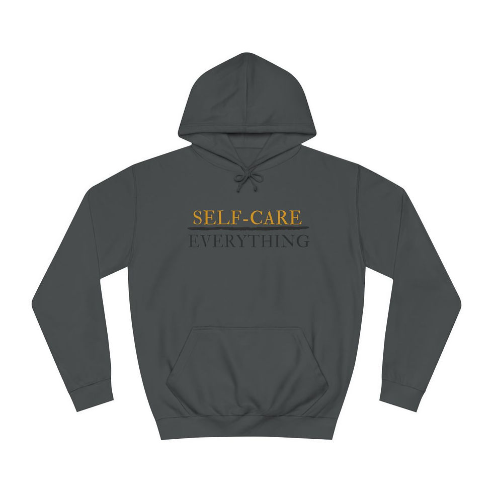 Thumbnail: Self-Care Over Everything Hoodie - Black Font