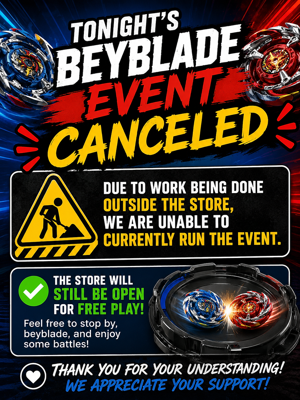 🚨 BEYBLADE X UPDATE 🚨