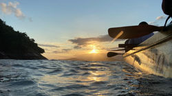 Remada do Pôr do Sol