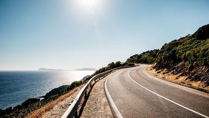 Chia Coast Road Touring Sardinia on Motorbike.jpg