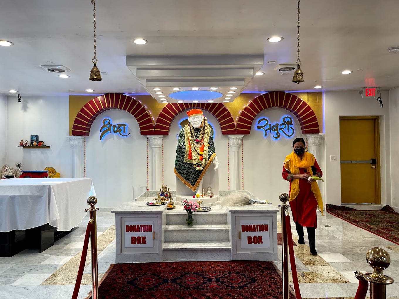 Community food drive at Asa Mai Hindu Afghani Temple