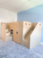 Thumbnail: Mid Sleeper Bed With Den and Slide