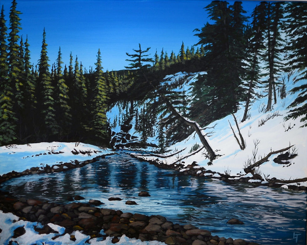 Thumbnail: Maligne River | 20" X 16"