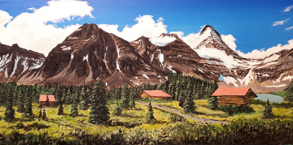 Thumbnail: Mount Assiniboine Cabins