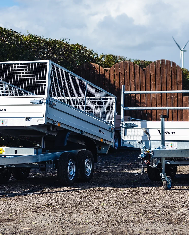 Tipper Trailer Hire West House Trailers Debon Tipper Trailer Hire