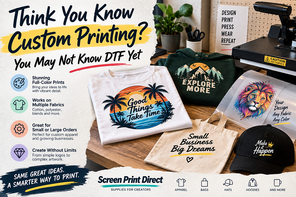 Think You Know Custom Printing? You May Not Know DTF Yet