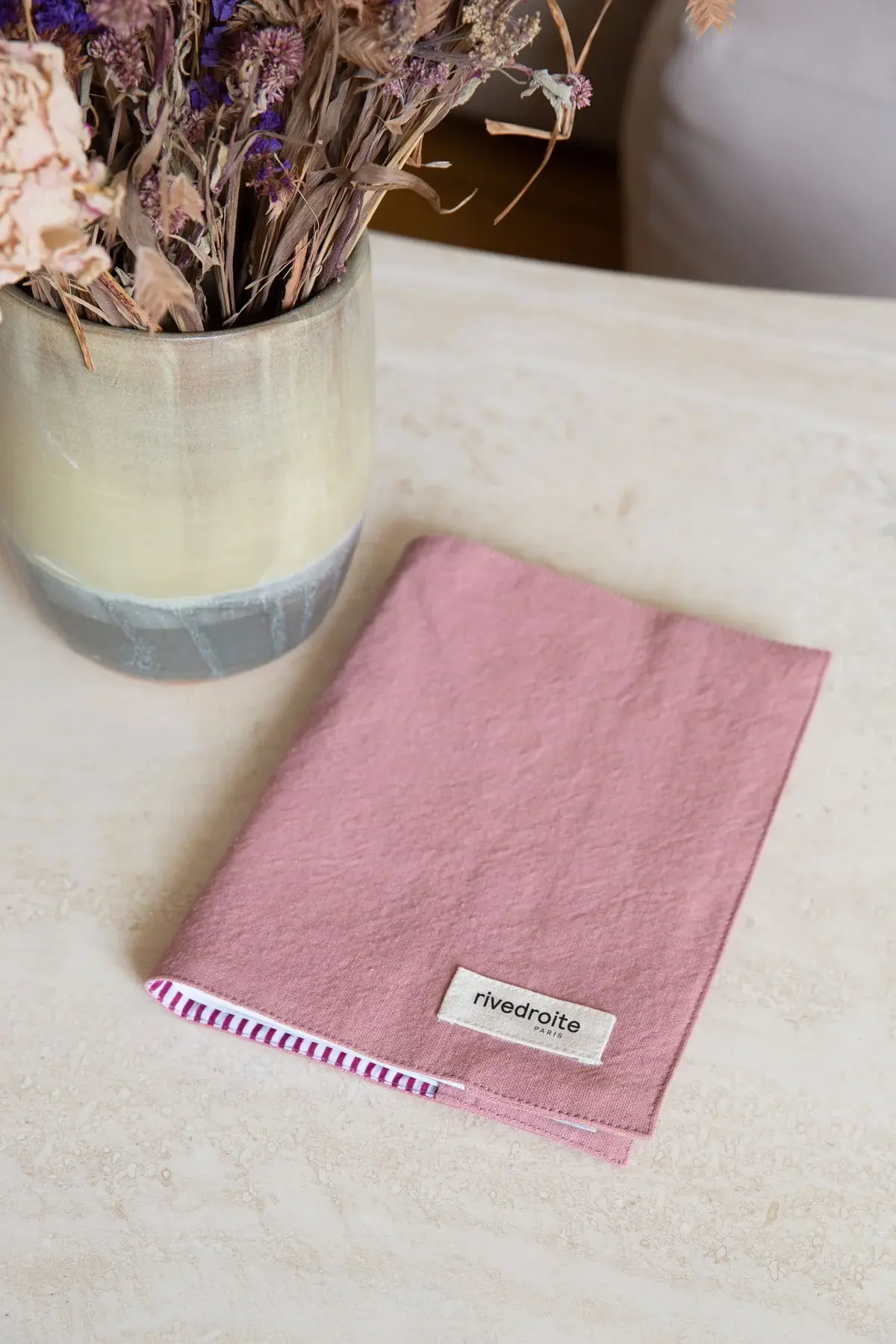 Protège carnet de santé Gabin , Rive Droite bois de rose