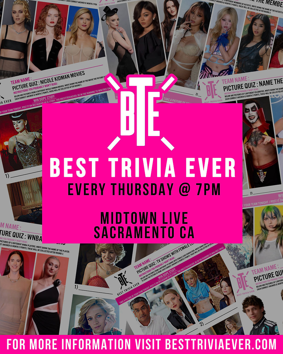 Best Trivia Ever, Every Thursday!