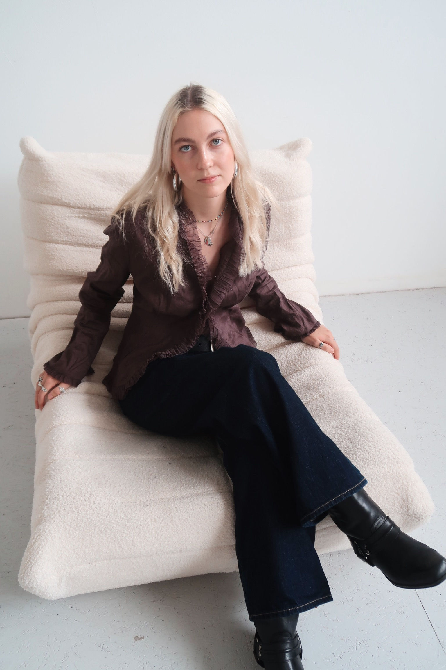 Handpicked Vintage Blouse with Ruffels