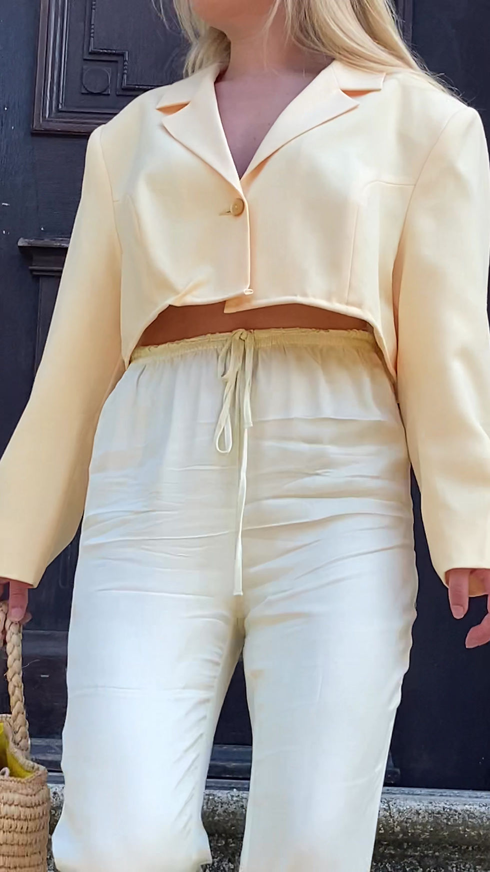 Miniaturbild: Reworked vintage cropped blazer 